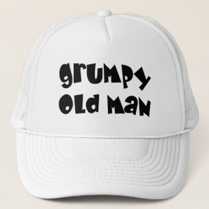 Casquette vieil homme grincheux