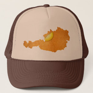 Casquette Viennese Schnitzel - Carte De L'Autriche