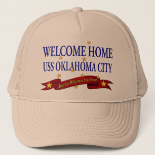 Casquette Ville d'Oklahoma à la maison bienvenue d'USS