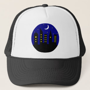 Casquette ville la nuit