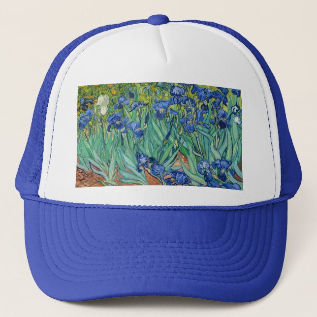 Casquette Vincent Van Gogh - Irises (Devant)