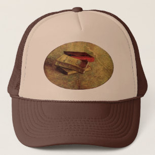 Casquette Vincent van Gogh - La vie morte avec trois livres