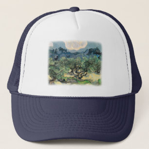 Casquette Vincent van Gogh, Les Oliviers. L'art célèbre