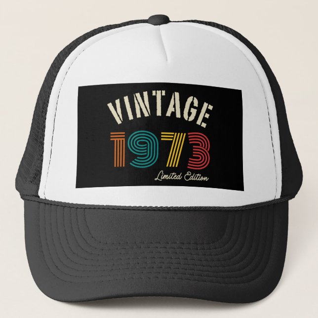 Casquette Vintage 1973 51e anniversaire (Devant)