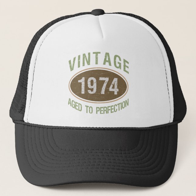 Casquette Vintage 1974 50e anniversaire (Devant)