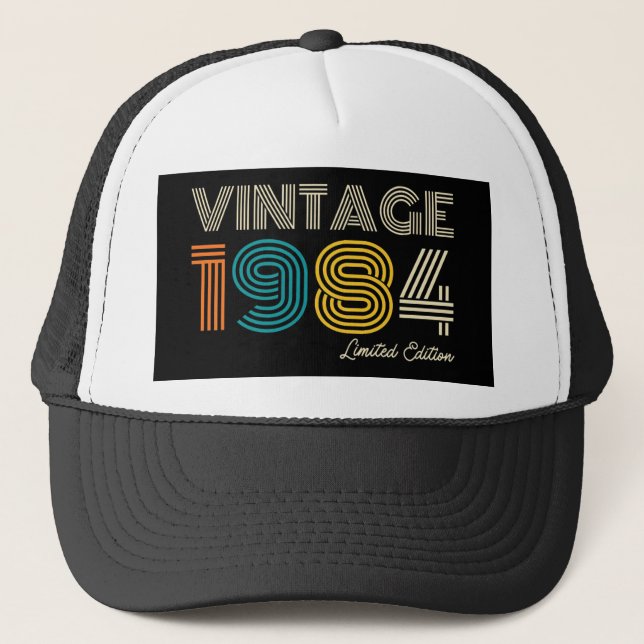 Casquette Vintage 1984 40e anniversaire (Devant)
