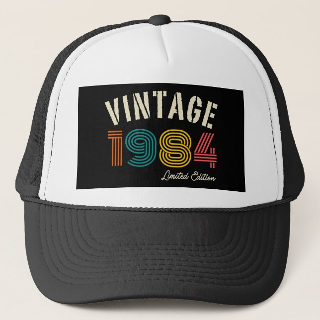 Casquette Vintage 1984 41e anniversaire (Devant)