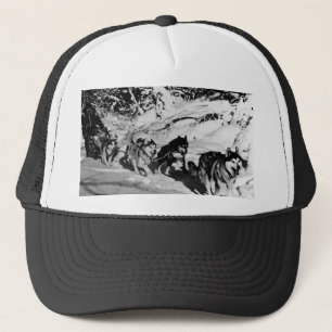 Casquette Vintage Alaska eskimo Malamute course de traîneau