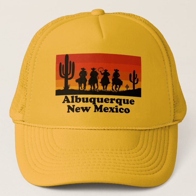 Casquette Vintage Albuquerque Nouveau-Mexique (Devant)