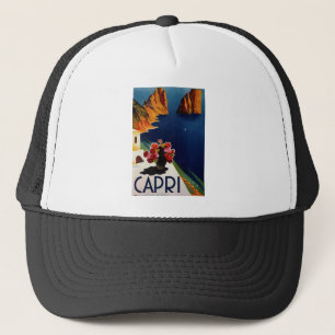 Casquette Vintage Capri Italie Voyage