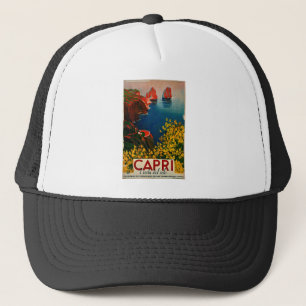 Casquette Vintage Capri L'Isola del Sole Italie