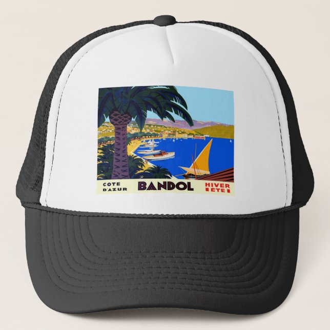 Casquette Vintage Côte d'Azur (Devant)