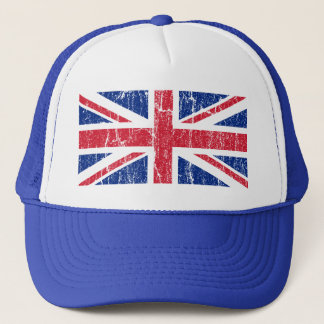 Casquette vintage de camionneur d'Union Jack