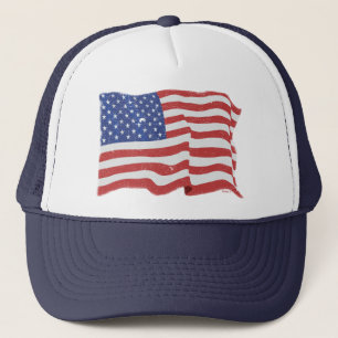 Casquette vintage de drapeau américain