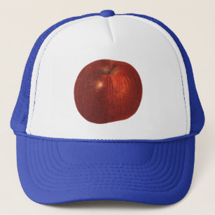 Casquette Vintage Food Fruit, Organic Red Delicious Apple