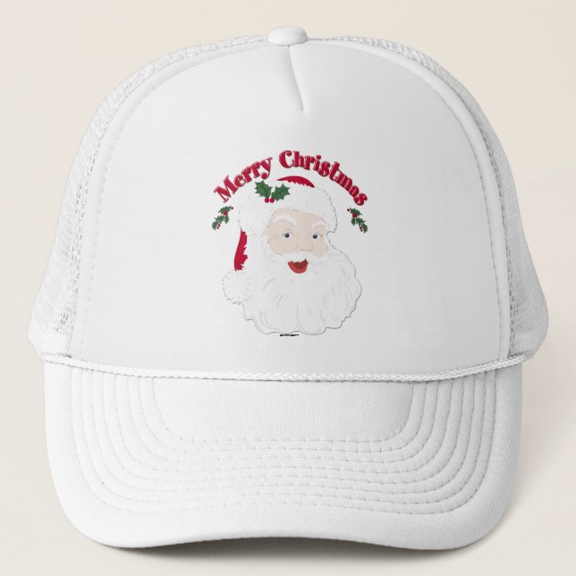Casquette Vintage Joyeux Noël Père Noël (Devant)