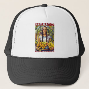Casquette Vintage Mexique Travel Tourisme Publicité