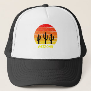 Casquette Vintage Retro Cactus Arizona Sunset