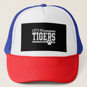 Casquette Vintage Tigers School Sports Nom Retro