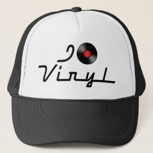Casquette Vinyle I Love Heart - Disque de DJ Amateur de Disq