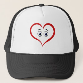 Casquette Visage cardiaque Abstrait
