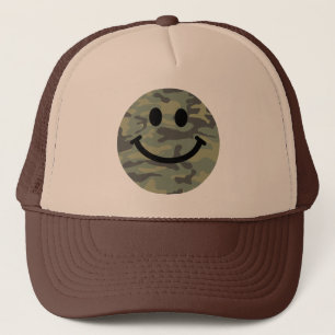 Casquette Visage de camo vert