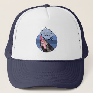 Casquette Visage de poulet pénible Quel est le Peck ? !