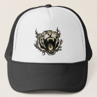 Visage de tigre en colère