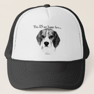 Casquette Visage heureux du beagle