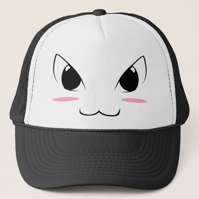 Casquette Visage mignon #1 d'Anime (Devant)