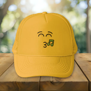 Casquette Visage sifflant avec yeux souriants