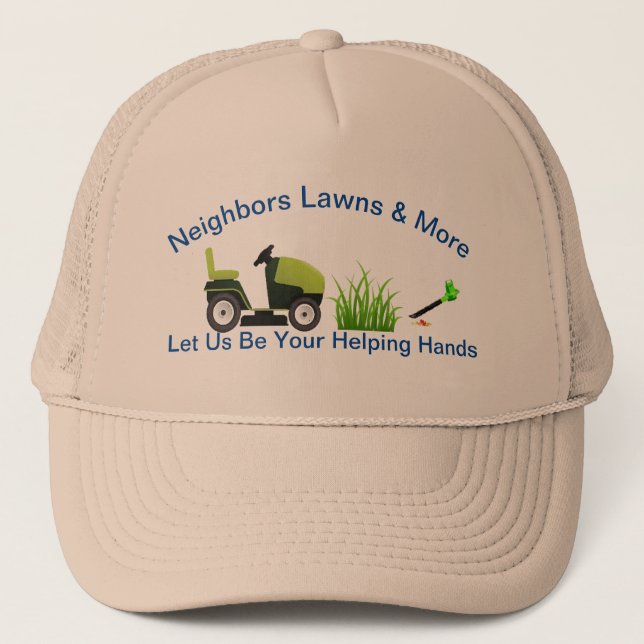 Casquette Vitesse d'affaires de Lawncare (Devant)