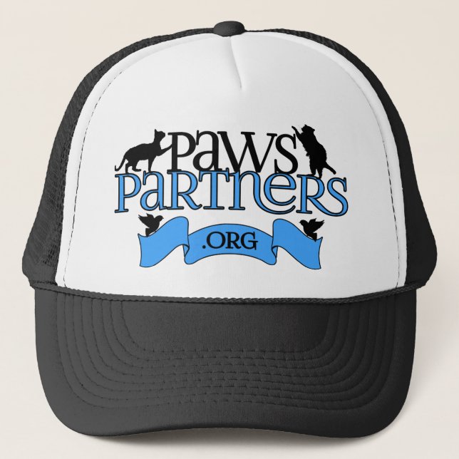 Casquette vitesse de logo de PawsPartners.org Alliance (Devant)