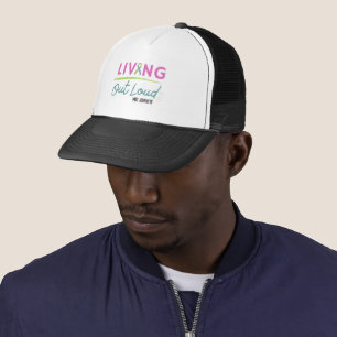 Casquette Vivre à l'extérieur du chapeau de camion à haute p