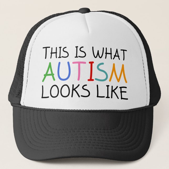 Casquette Voilà À Quoi Ressemble L'Autisme (Devant)