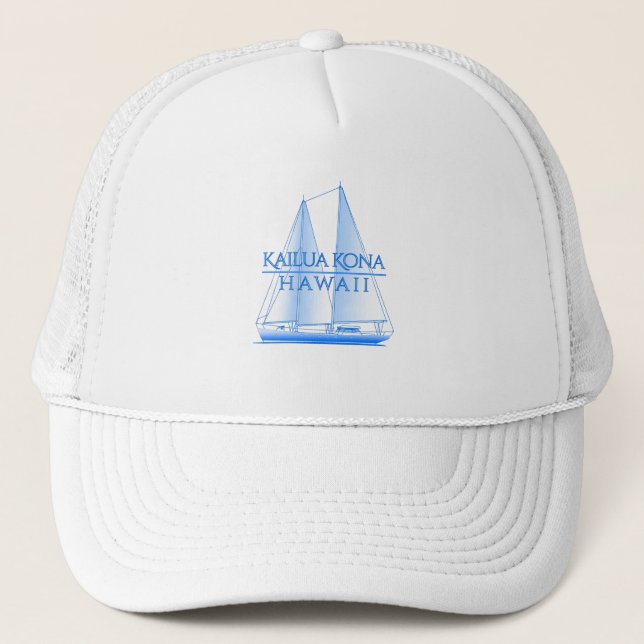 Casquette Voile nautique côtière de Kailua Kona (Devant)