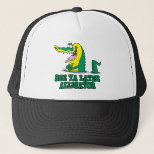 Casquette voir plus tard alligator