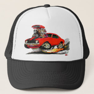Casquette Voiture 1969 Rouge-Noire de Camaro solides
