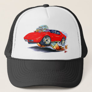 Casquette Voiture 1973-76 de rouge de Corvette