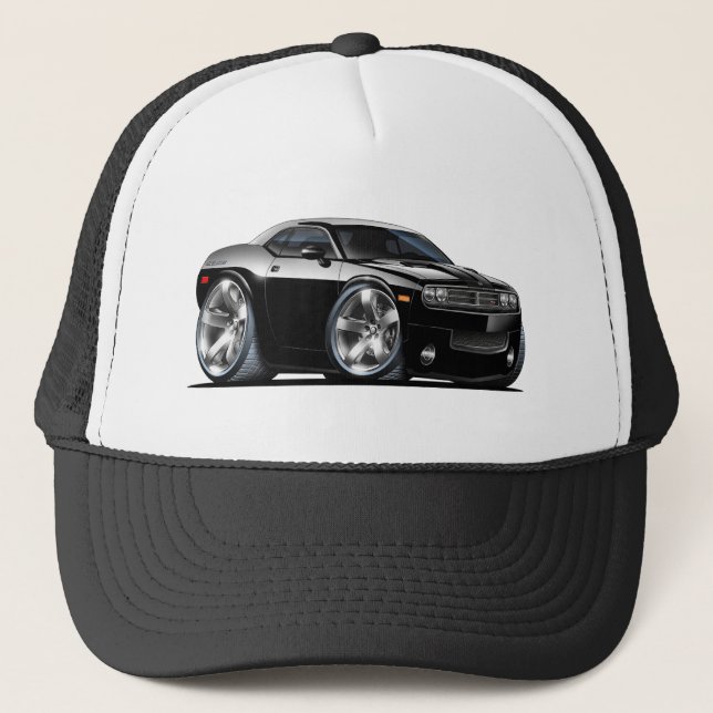 Casquette Voiture de noir de challengeur de Dodge (Devant)