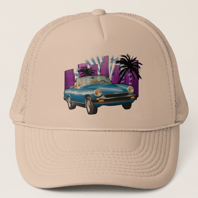 Casquette Voiture de sport classique (Devant)
