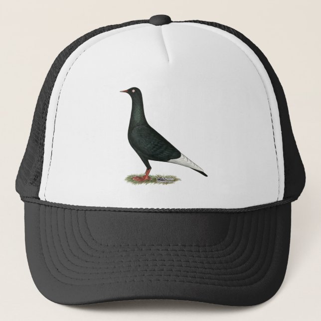Casquette Vol vol Pigeon noir (Devant)