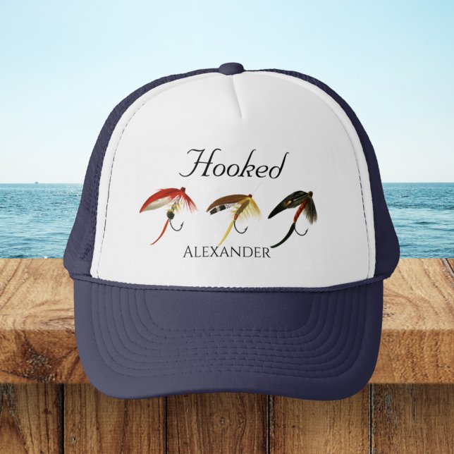 Casquette Voler Fish Lake Truite Mouches Pêcheurs FlyFishing (Créateur téléchargé)