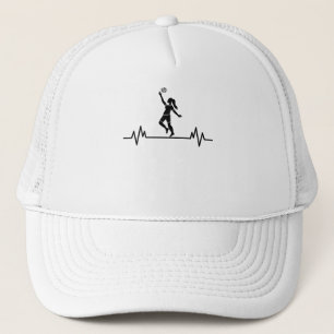 Casquette Volleyball Heartbeat Funny Volleyball Sport Cadeau