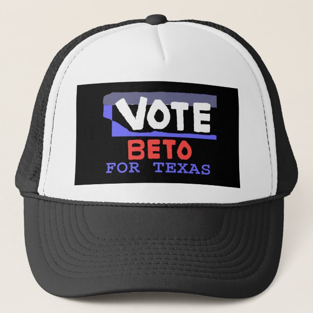 Casquette Vote Beto Pour Texas Trucker Hat (Devant)