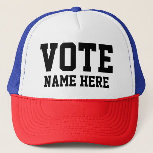 CASQUETTE VOTE PERSONNALISER NOM