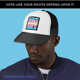 Casquette Vote pour Trans Rights
