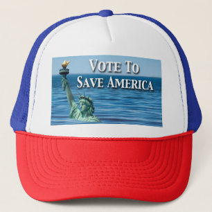Casquette Voter pour sauver l'Amérique Cette élection