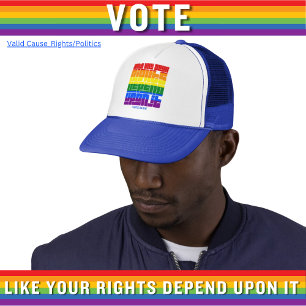 Casquette Votez Comme Vos Droits LGBTQ En Dépendent