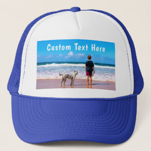 Casquette Votre chapeau de camion de texte photo avec texte 